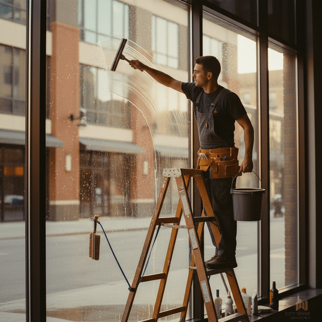 Specialty window and high-surface cleaning